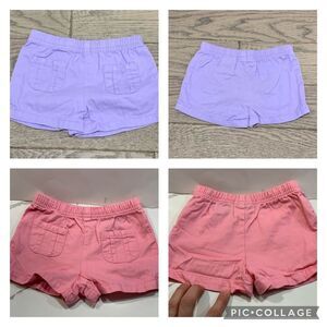 Faded Glory | Girls 12M Summer Purple Pink SHORTS